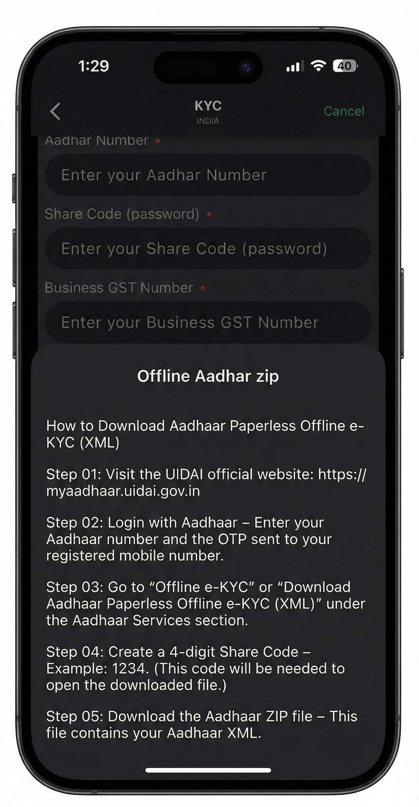 India KYC Guide for Jaxl Business Phone